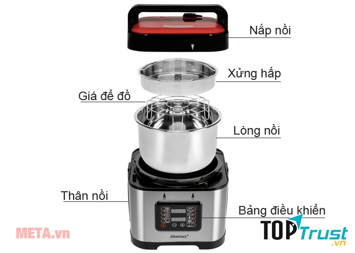 Nồi áp suất đa năng Steba DD1 ECO (5 lít)