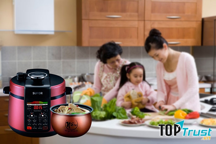 Nồi áp suất điện tử niêu CYSB50YC520QVN-100 - 5 lít giúp công việc nhẹ nhàng hơn bao giờ hết