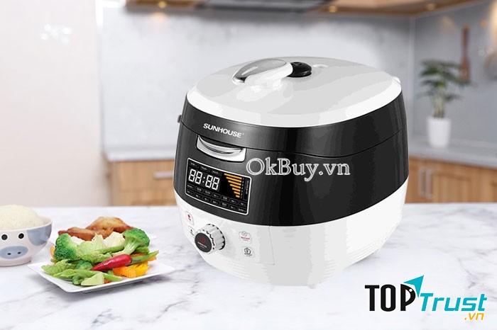 Nồi áp suất điện tử Sunhouse SHD-1858BW