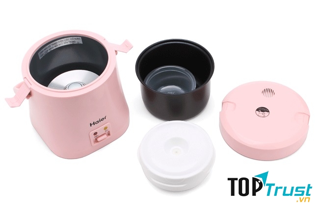 Nồi cơm điện mini 0.3L Haier màu trắng-DRC-1.5