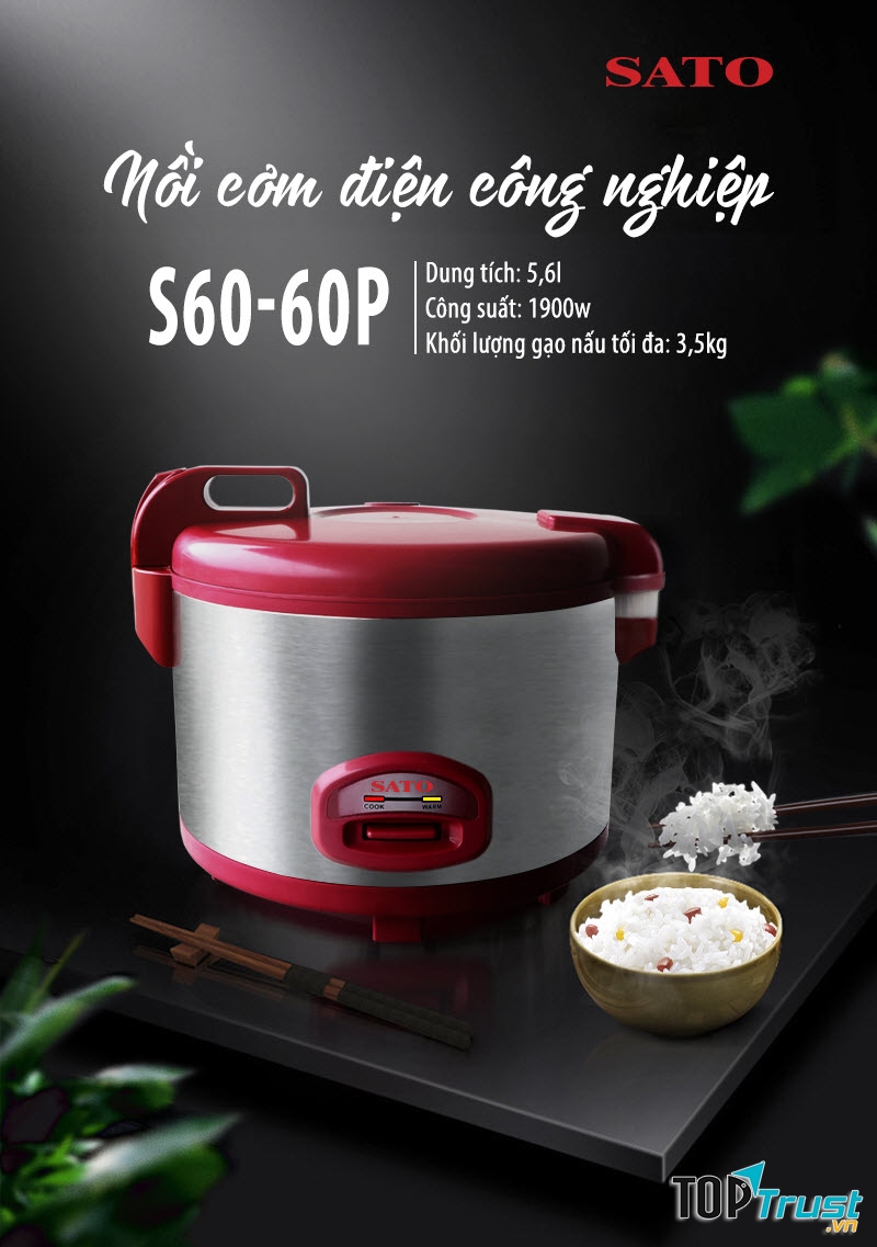 Nồi Cơm Điện SATO S60-60P