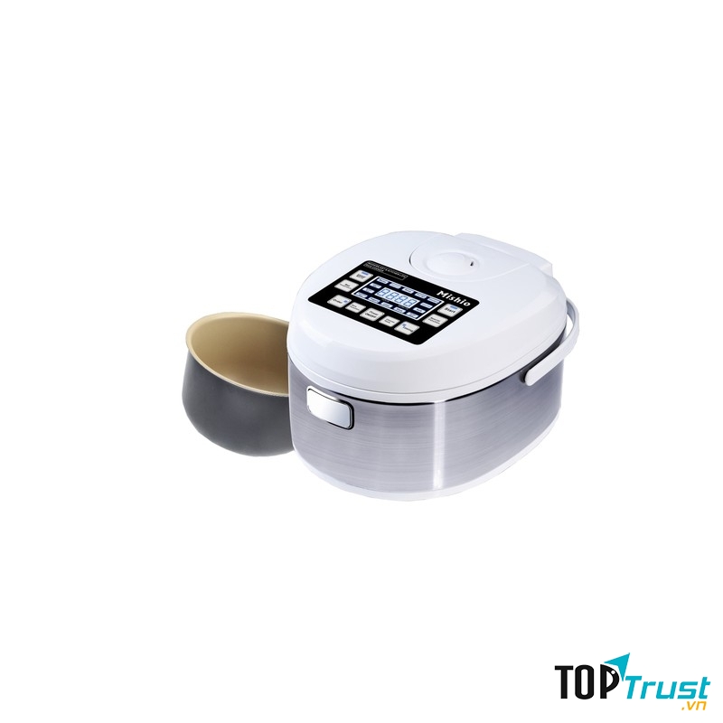 Nồi cơm điện tử Mishio 2L (Trắng)