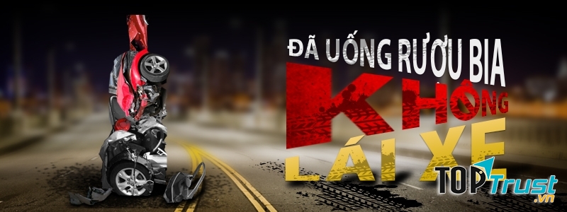 Nói không với rượu bia khi tham gia giao thông