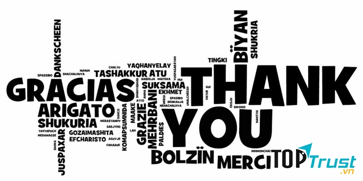 Nói lời cảm ơn đến mọi người