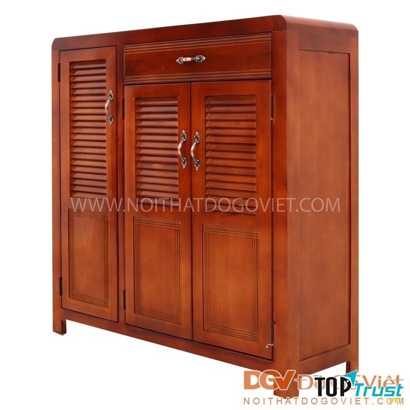 Mẫu tủ gỗ sồi thiết kế đơn giản nhưng vẫn hết sức sang trọng, chắc chắn