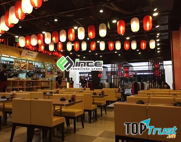 Nội thất Inte có mặt tại các nhà hàng