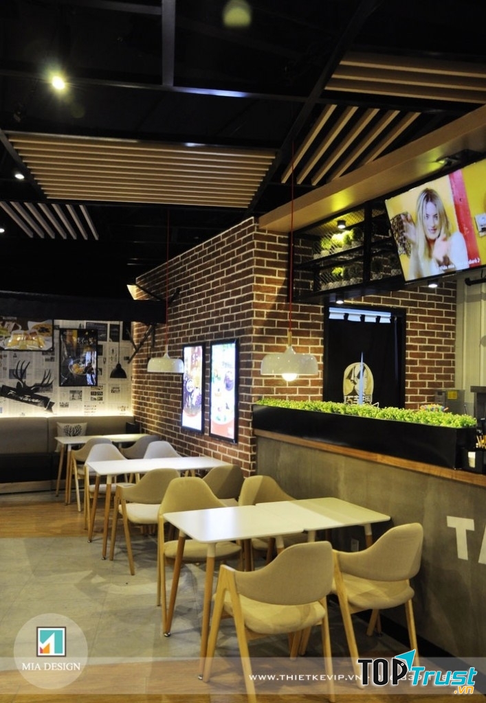Thiết kế nội thất quán café theo phong cách hiện đại