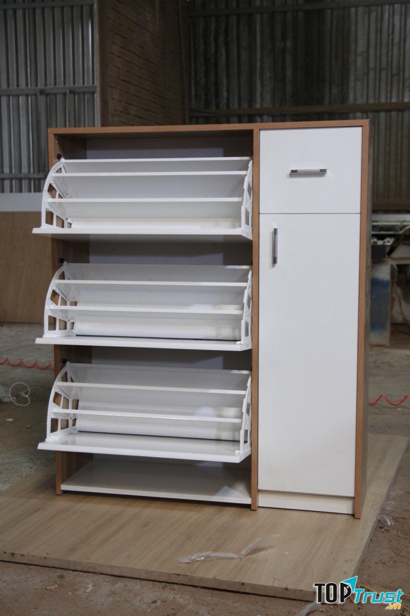 Mẫu tủ cánh lật thiết kế thông minh, trang nhã