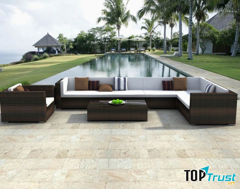 Bàn ghế mây nhựa Phúc Tường