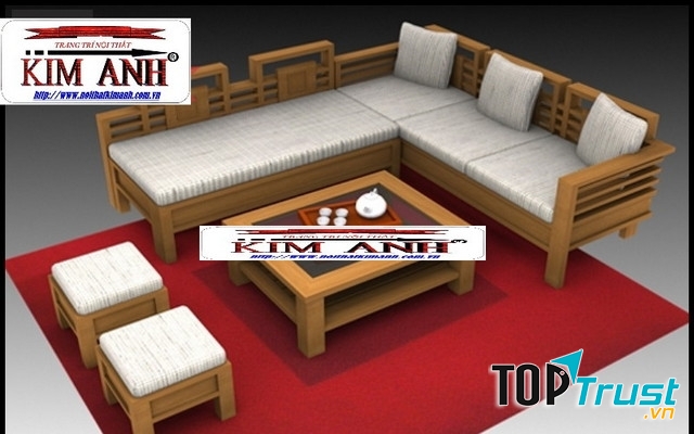 Nội thất sofa gỗ Kim Anh Sài Gòn