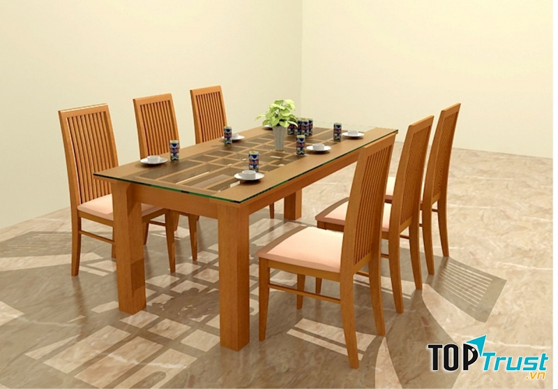 Mẫu bàn ăn đẹp tại Tú Huệ