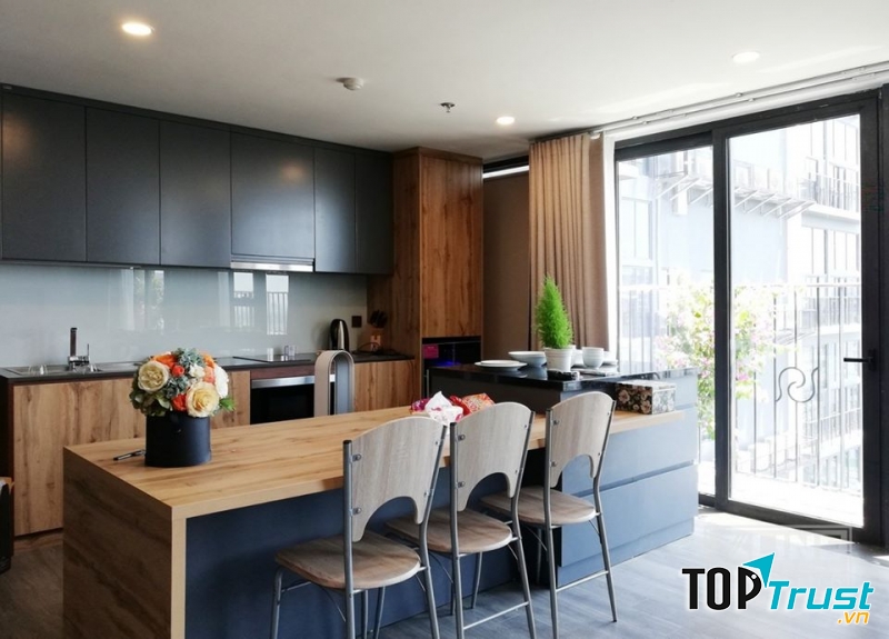 Thiết kế không gian nhà bếp do X Line thiết kế, thi công.