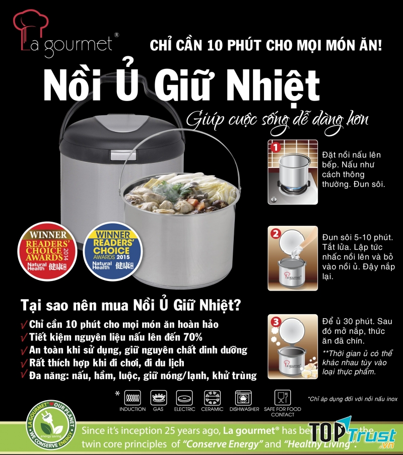 Nồi ủ chân không La Gourmet