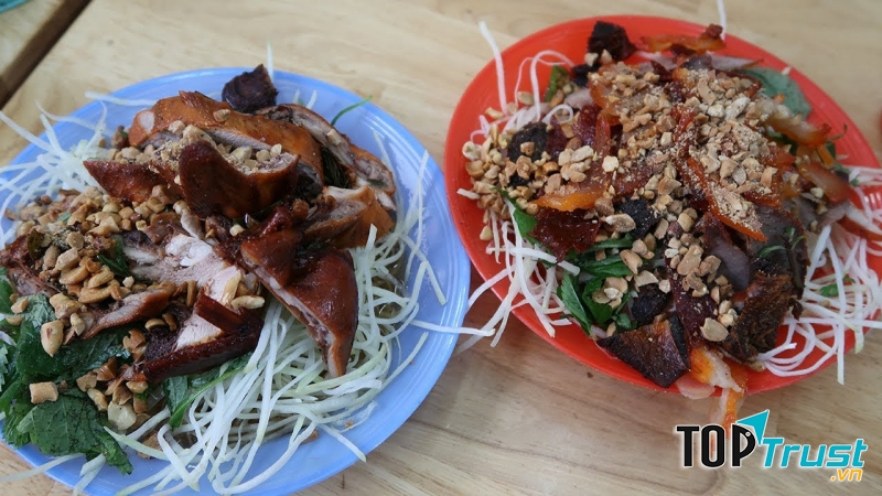 Nộm bò khô chim quay