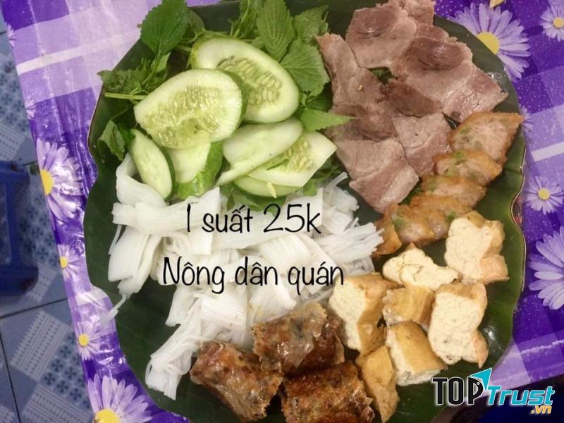 Mẹt bún đậu một người