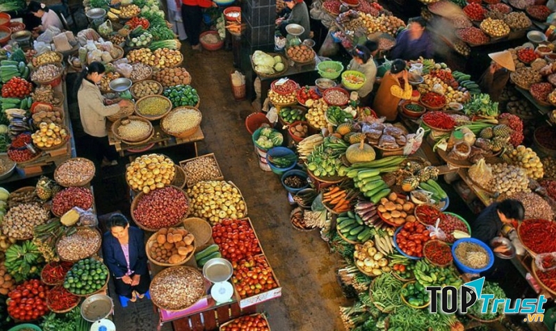 Chợ nông sản Đà lạt