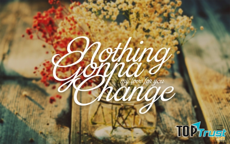 Nothing's gonna change my love for you - Không gì có thể làm thay đổi tình yêu anh dành cho em
