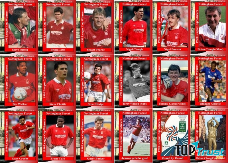 Đội hình của Nottingham Forest vô địch năm 1990