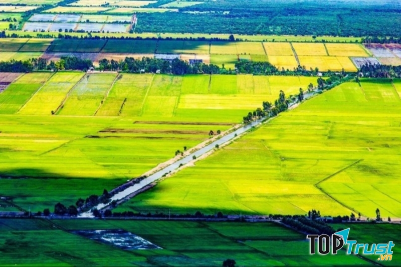 Cánh đồng Tà Pạ bát ngát