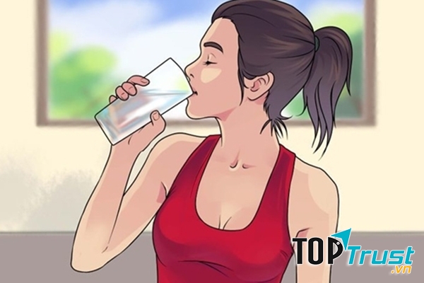 Uống đủ nước cho cở thể.