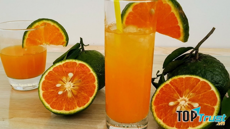 Vitamin C có trong nước cam sẽ giúp tăng cường hệ miễn dịch