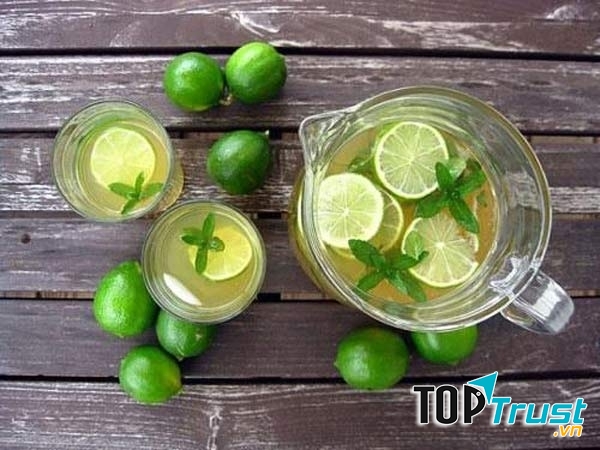 Nước chanh chống oxy hóa rất tốt