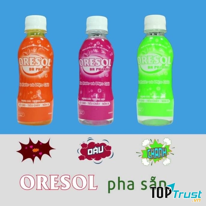Nước điện giải và bù nước Oresol Br Pharna