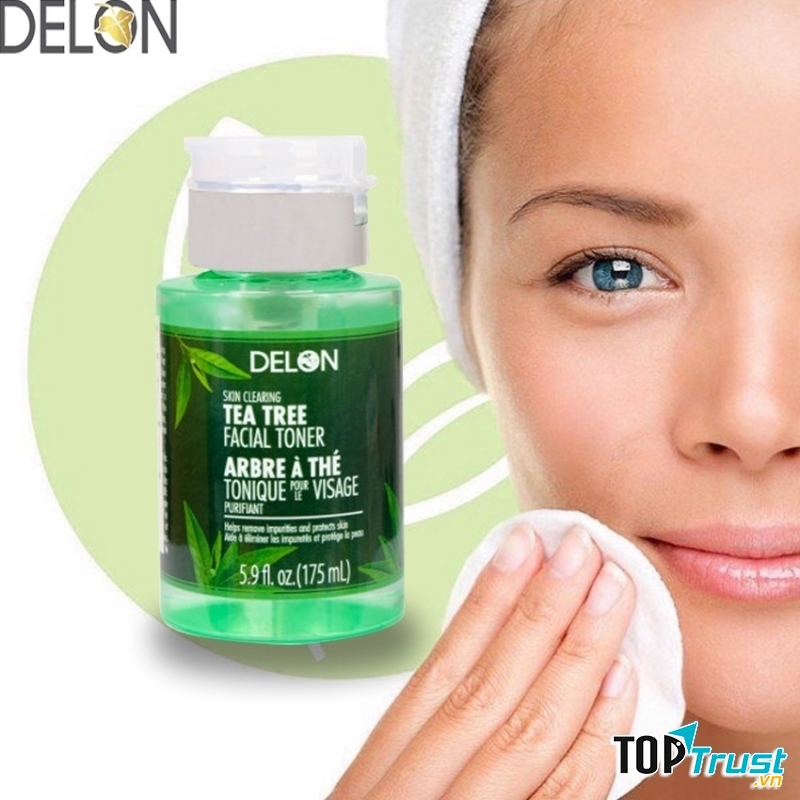 NƯỚC HOA HỒNG CHO DA DẦU MỤN DELON TEA TREE 175ML