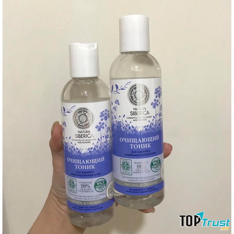 Nước hoa hồng hữu cơ NATURA SIBERICA 99%