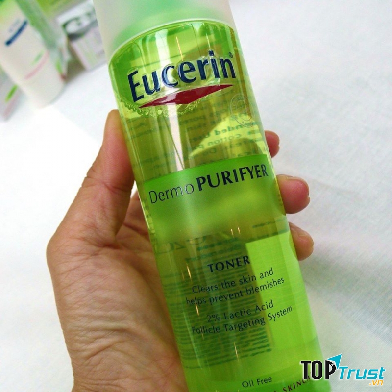 Nước hoa hồng se lỗ chân lông, hỗ trợ điều trị mụn Purifyer Toner - Eucerin