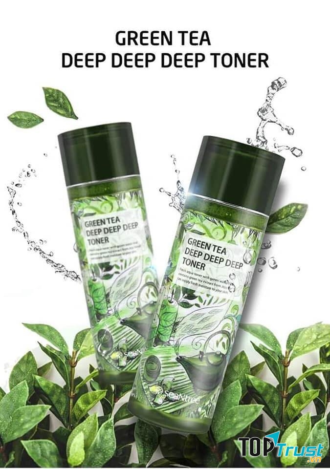 Nước hoa hồng SeaNTree Green Tea Deep Deep Toner