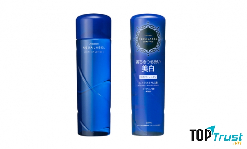 Nước hoa hồng Shiseido Aqualabel màu xanh