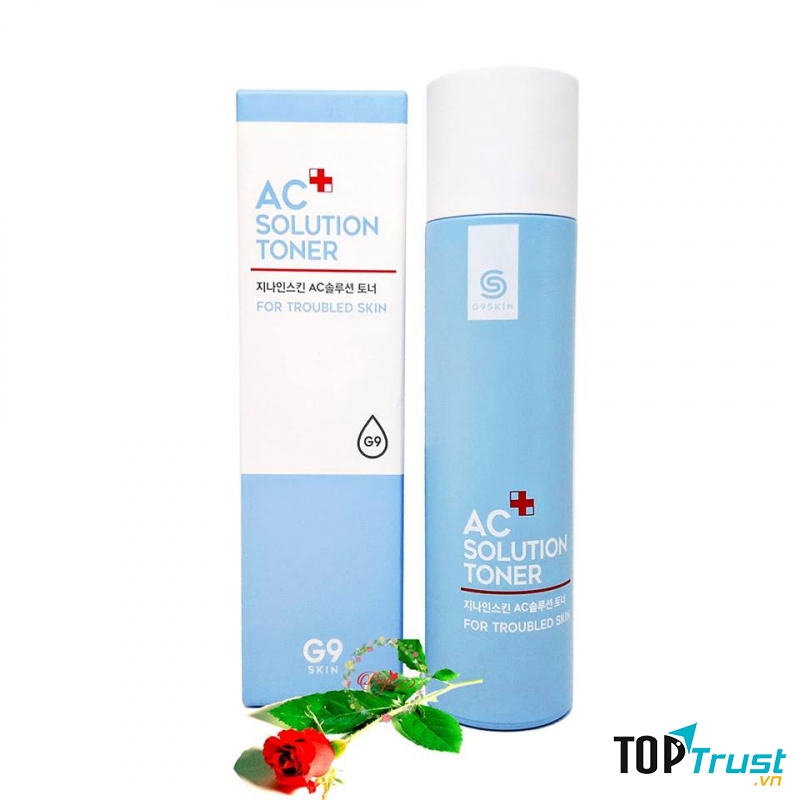 Nước hoa hồng trị mụn G9 Skin AC Solution Toner