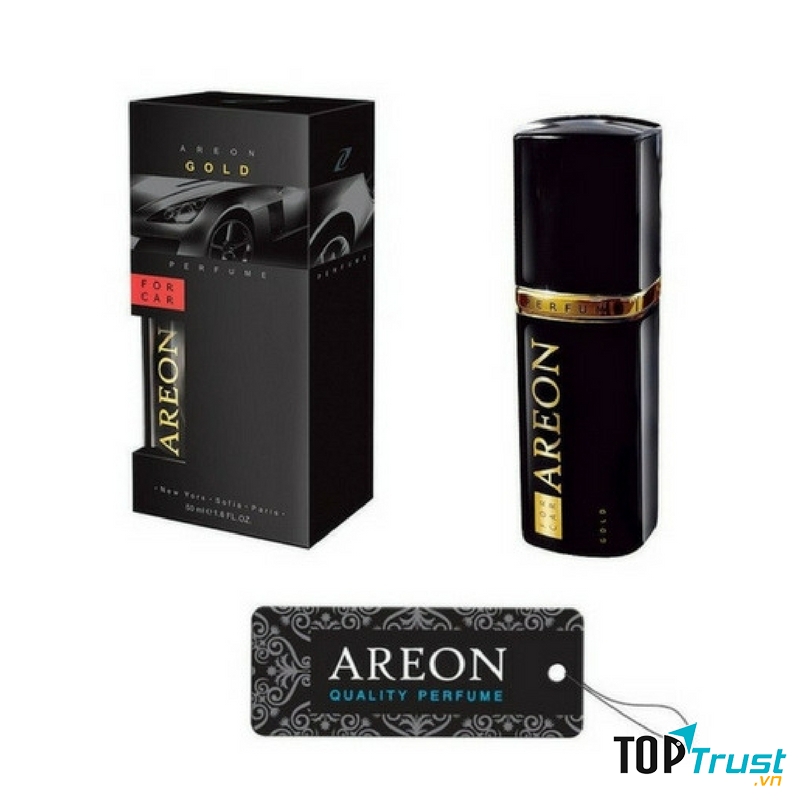 Nước hoa ô tô cao cấp Areon Gold Perfume 50ml
