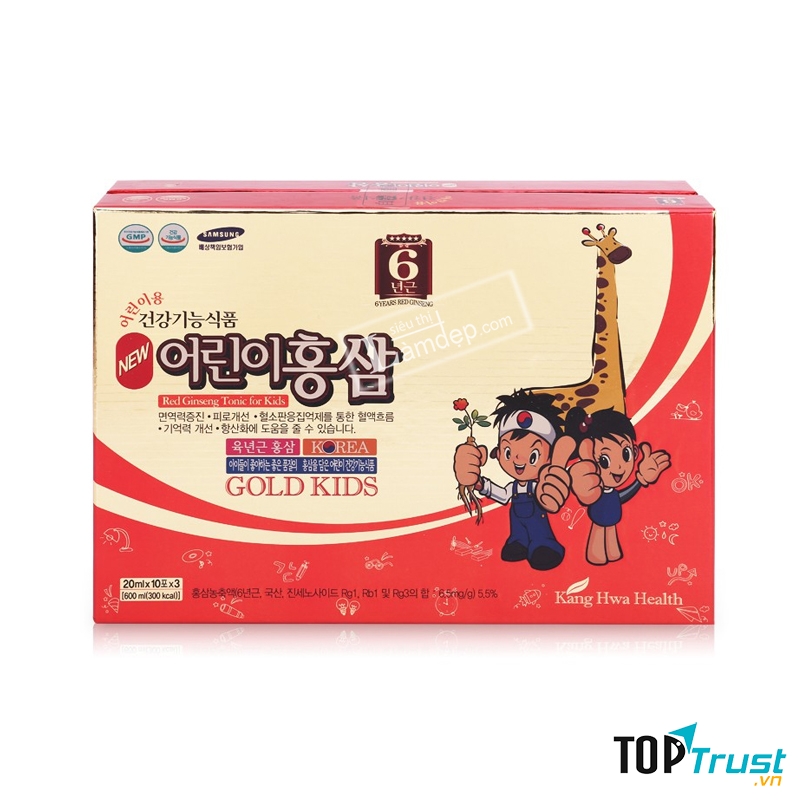 Nước Hồng Sâm Baby Hươu Cao Cổ Kanghwa Red Ginseng Tonic For Kids