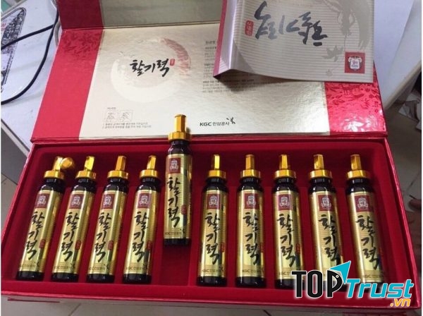 Nước Hồng Sâm Tăng Lực Vital Tonic KGC Hàn Quốc Hộp 10 Ống Dinh Dưỡng
