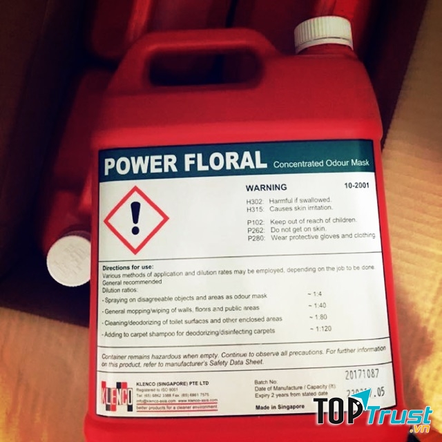 Nước lau sàn đa năng Klenco Power Lime