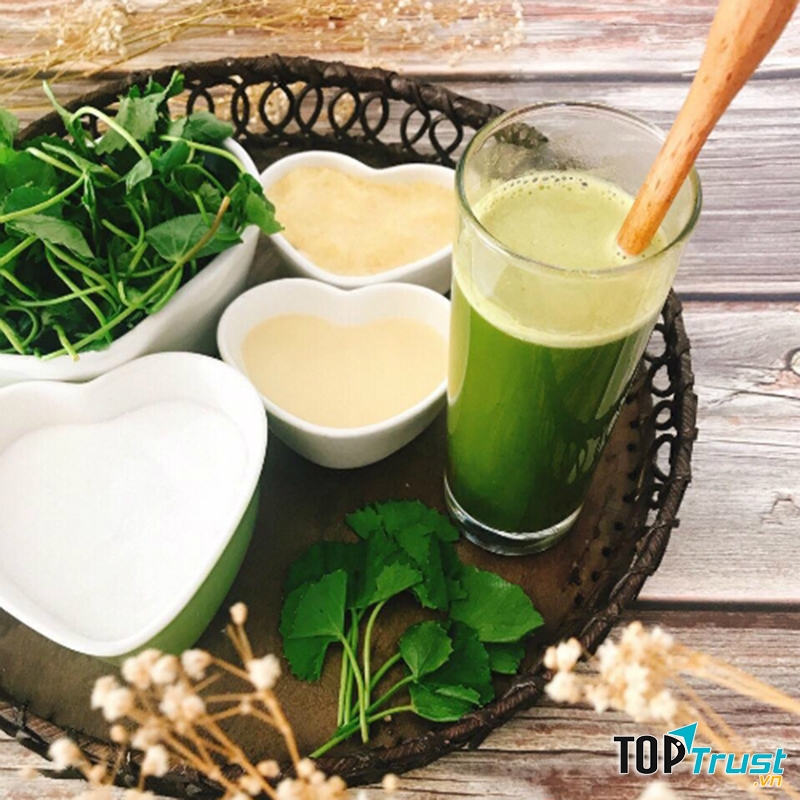 Nước rau má giải nhiệt cực tốt trong mùa hè