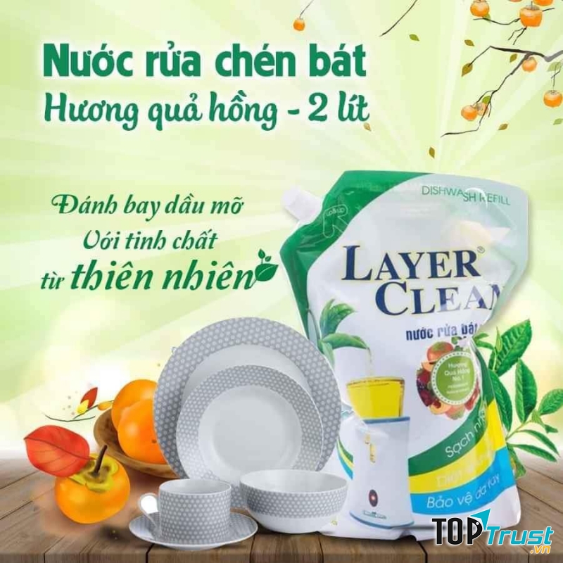 Nước rửa chén hữu cơ Layer Clean