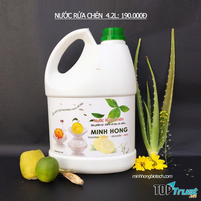 Nước rửa chén hữu cơ Minh Hồng