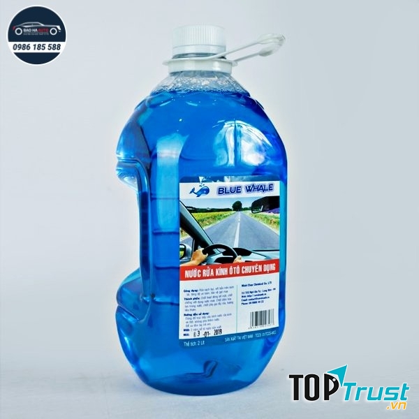 Nước rửa kính ô tô chuyên dụng Blue Whale