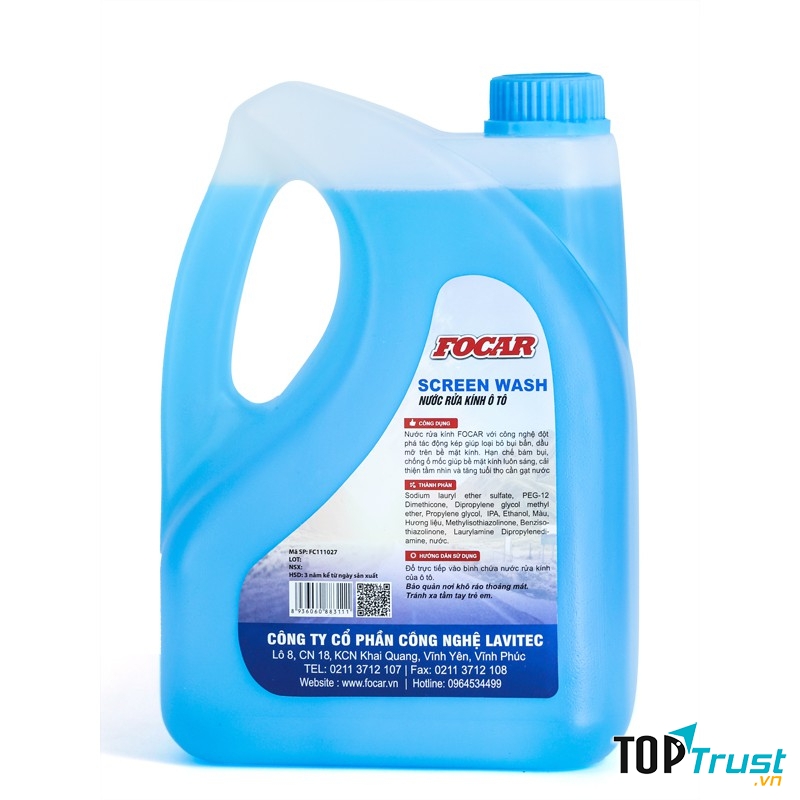 Nước rửa kính ô tô Focar Screen Wash