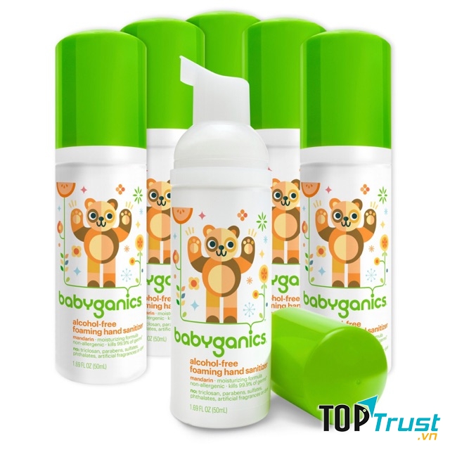 Nước rửa tay khô Babyganics