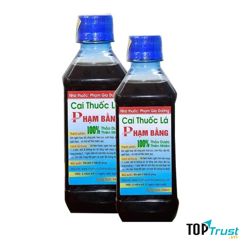 Nước súc miệng cai thuốc lá Phạm Bằng