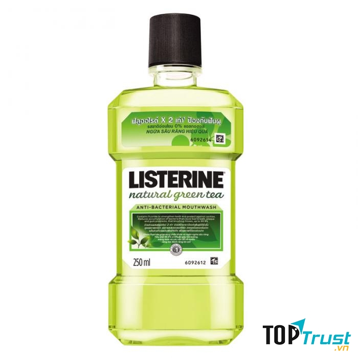 Nước súc miệng diệt khuẩn Listerine Trà Xanh Natural Green Tea