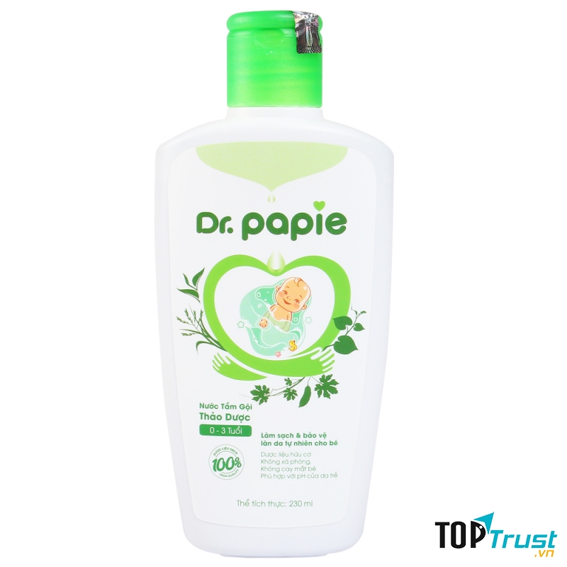 ﻿Nước tắm gội thảo dược Dr.Papie