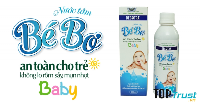 Nước Tắm Thảo Dược Bé Bơ - An Toàn Cho Bé