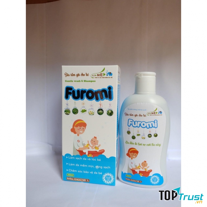 Nước tắm thảo dược dành cho bé Furomi