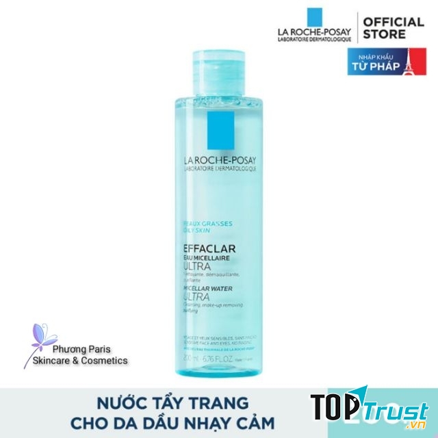 Nước Tẩy Trang Dành Cho Da Dầu & Da Nhạy Cảm La Roche-Posay Micellar Water Ultra For Oily Skin﻿