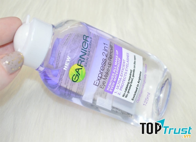 Nước Tẩy Trang Mắt Môi Garnier Fresh Eye Make-Up Remover 125ml: